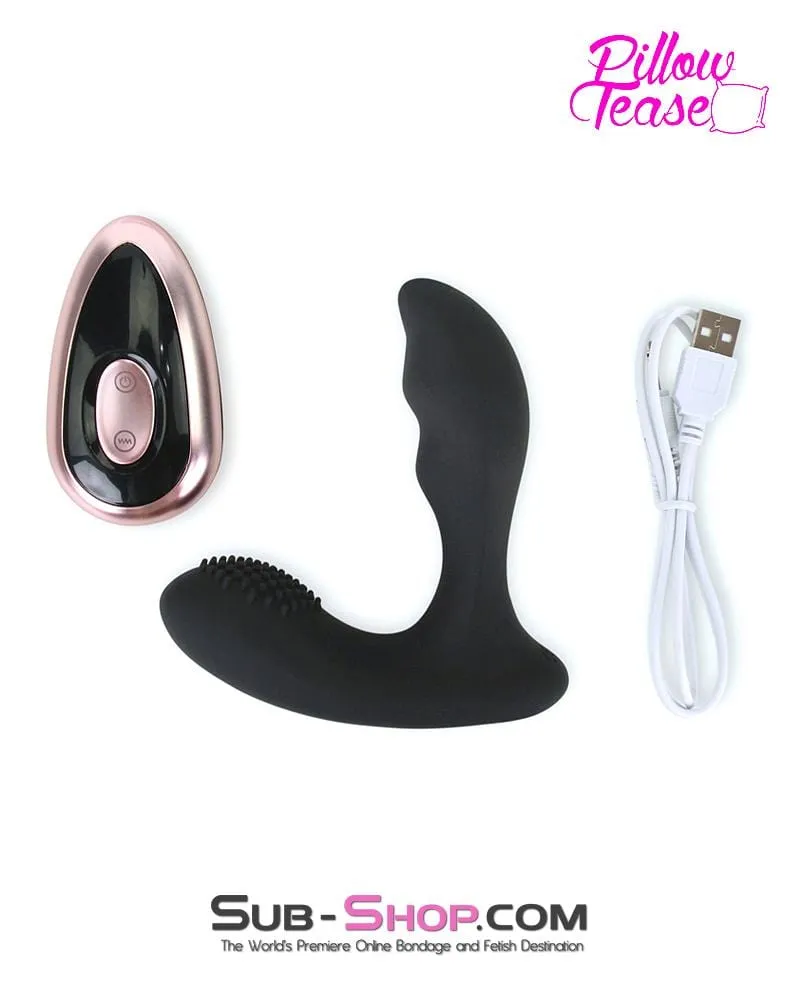 0651E      Rechargeable Waterproof Silicone Perineum and Prostate Anal Vibrator - MEGA Deal