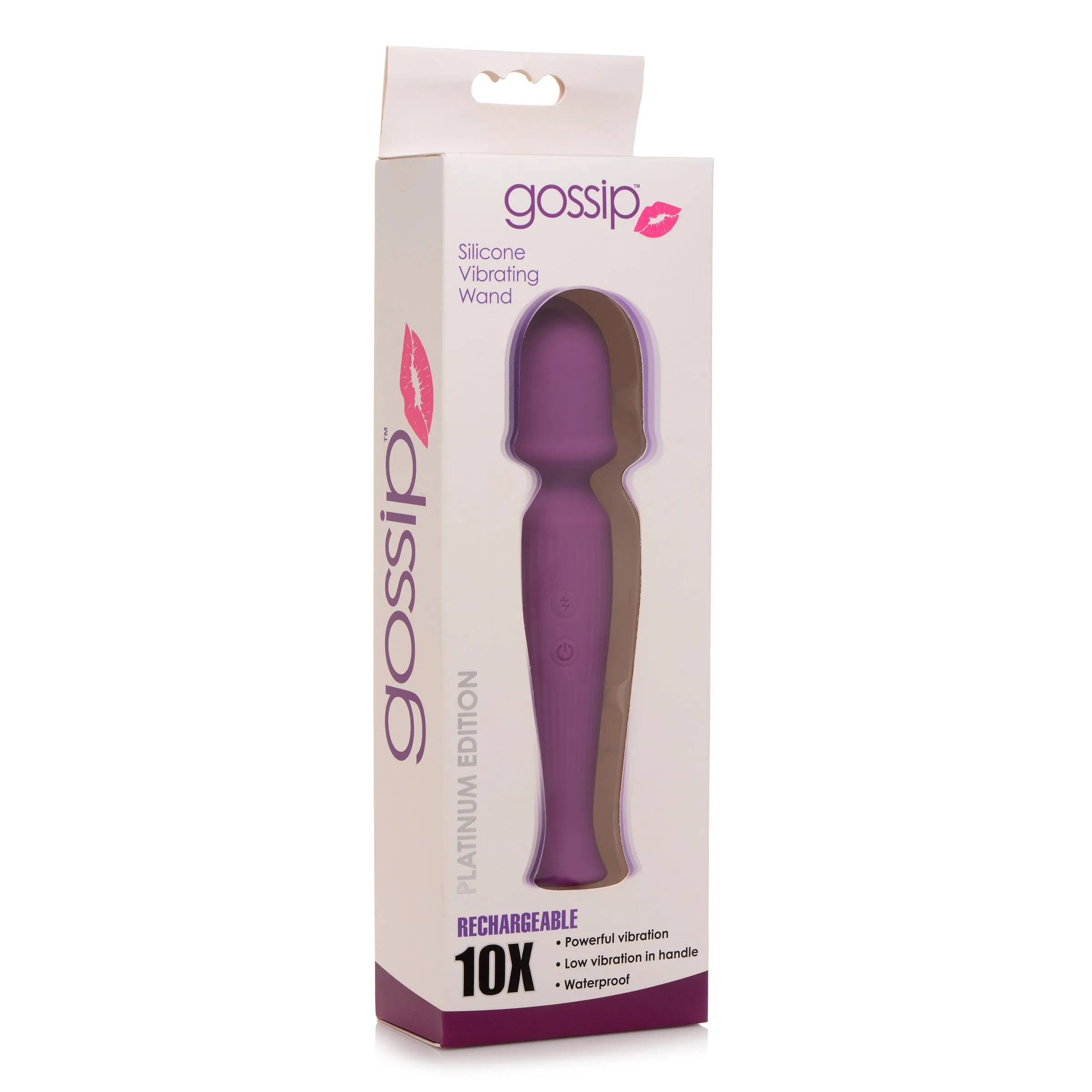 10X Silicone Wand Massager - Violet