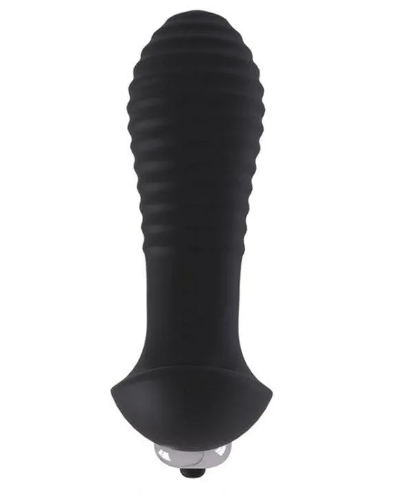 6359M      Silicone Waterproof Spiral Anal Vibrator - LAST CHANCE - Final Closeout!