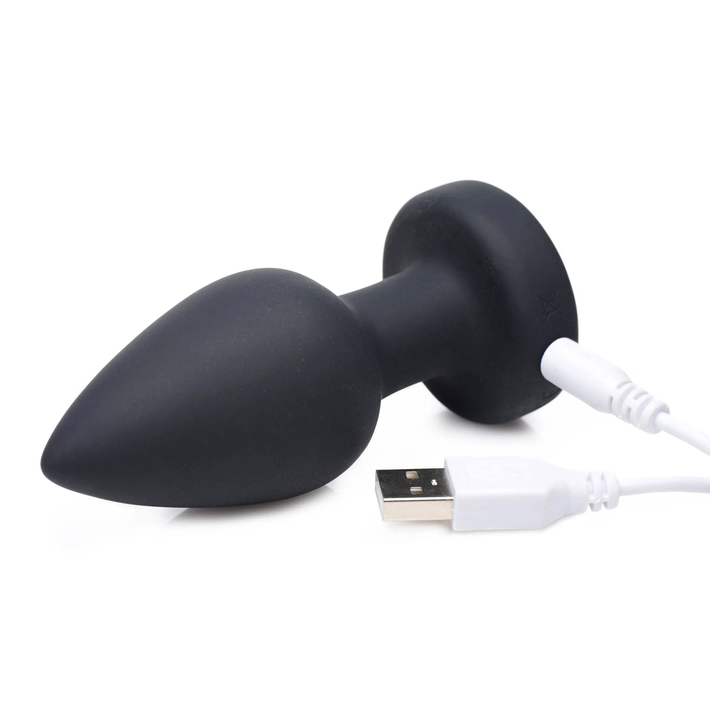 7X Light Up Rechargeable Anal Plug - Medium