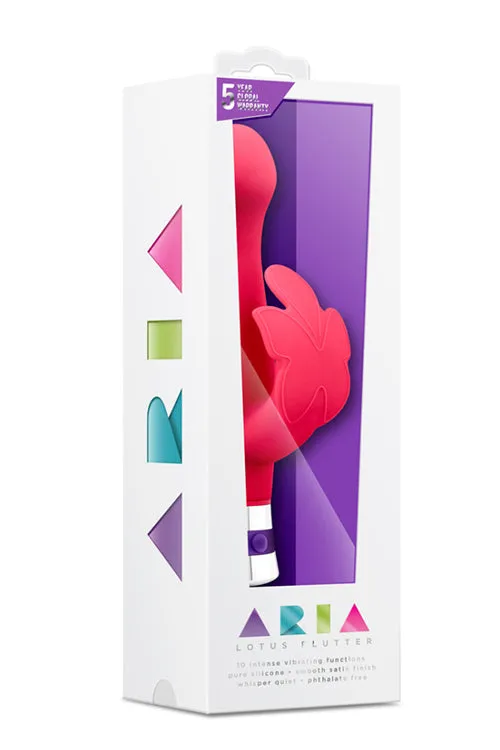 Aria Lotus Flutter Vibrator Cerise