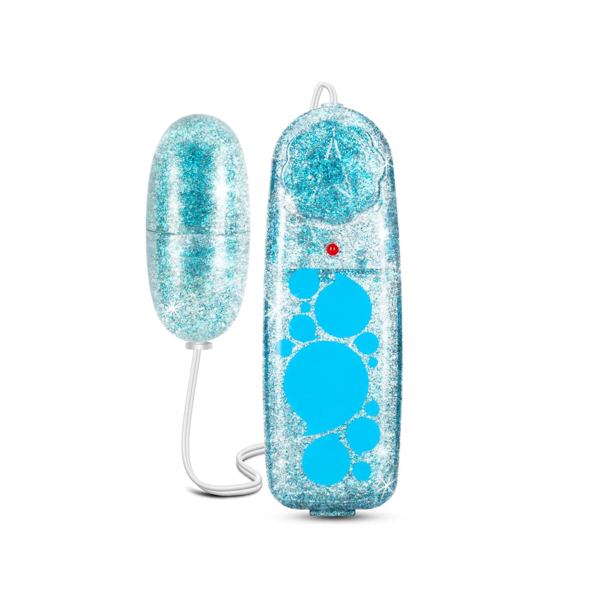 B Yours By Blush® | Glitter Power Bullet Blue 2.25-Inch Vibrating Bullet