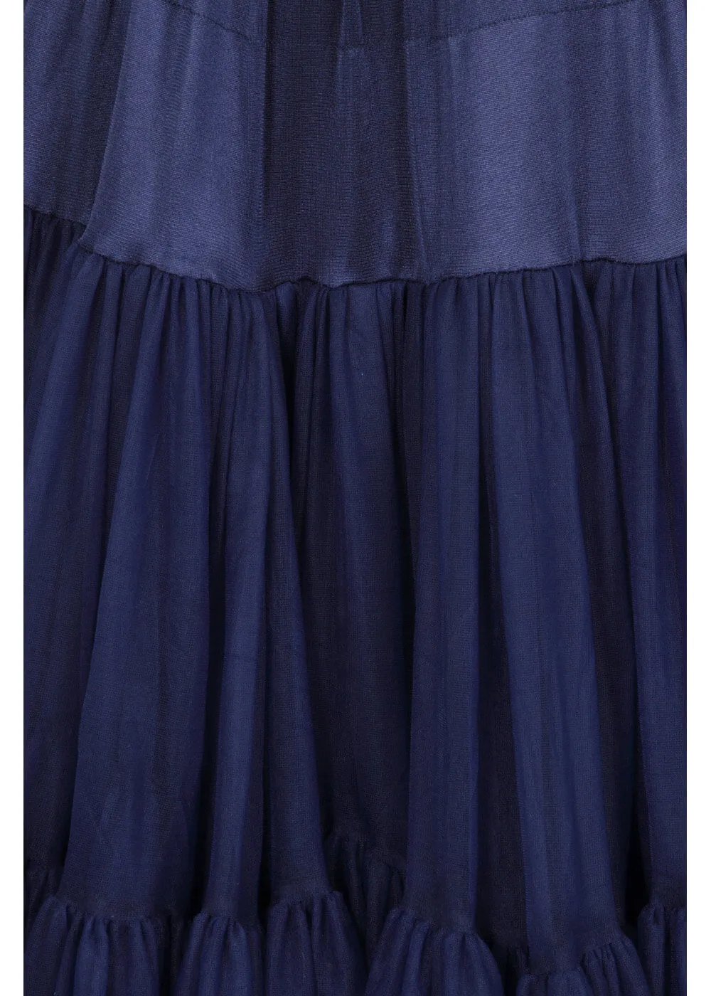 Banned 50's Petticoat Long Night Blue