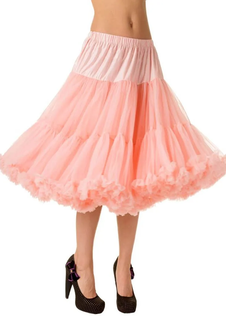 Banned 50's Petticoat Long Pink