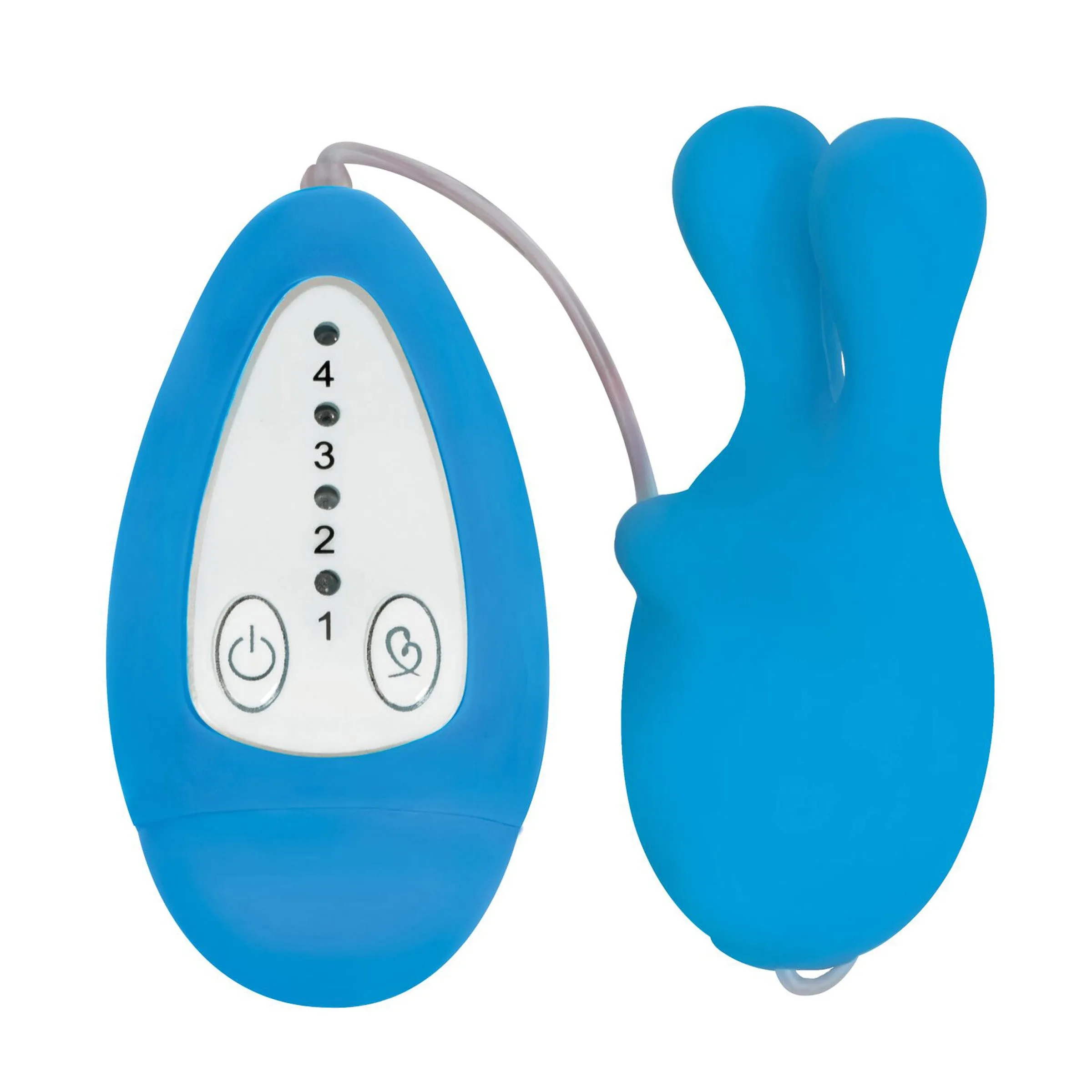 Bounce Silicone Bunny Bullet Vibe- Blue