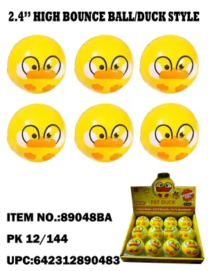 Bouncy Fat Duck Ball 12/144PCS