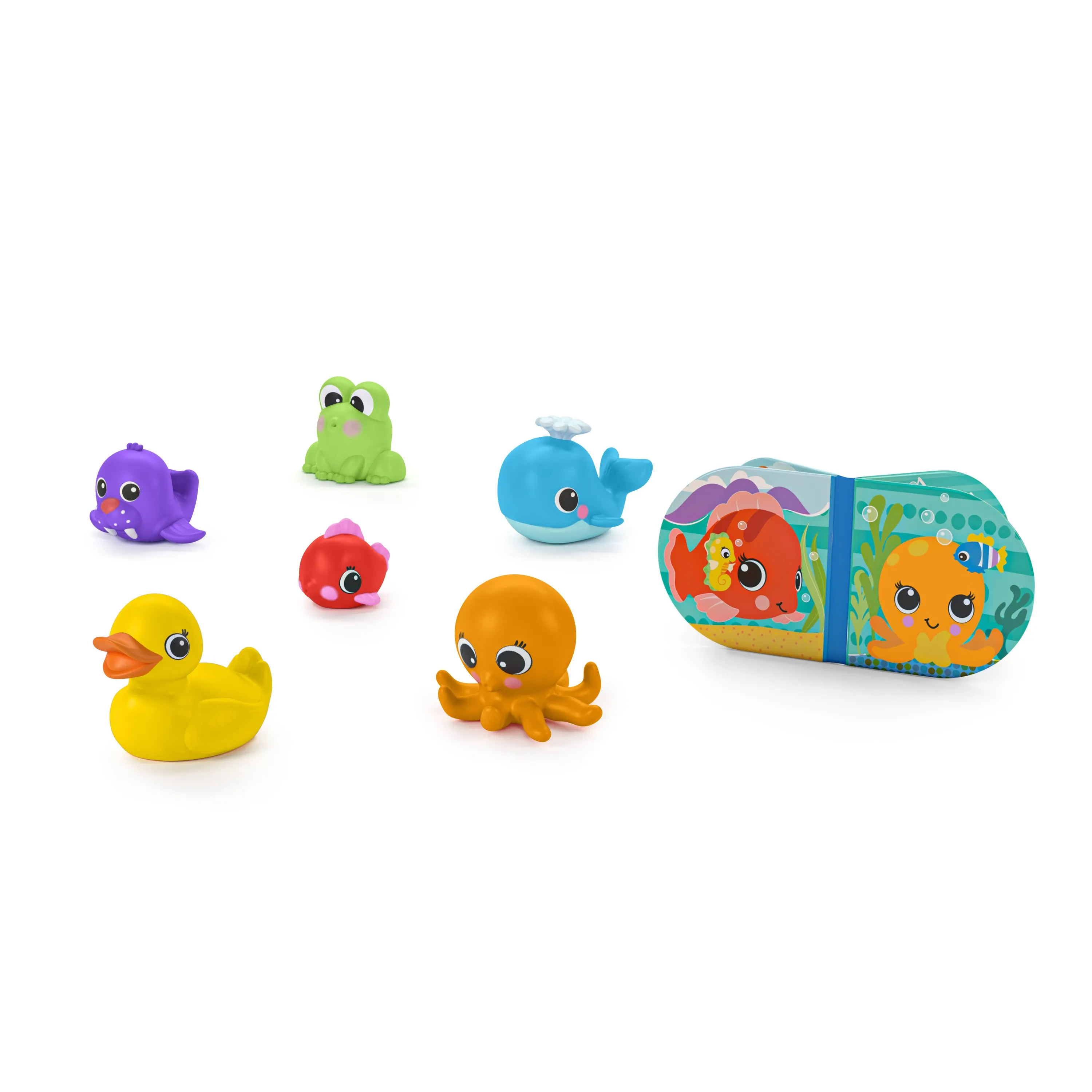 Bright Starts Splash, Splash Baby 15pc Bath Set - Waterproof Toys