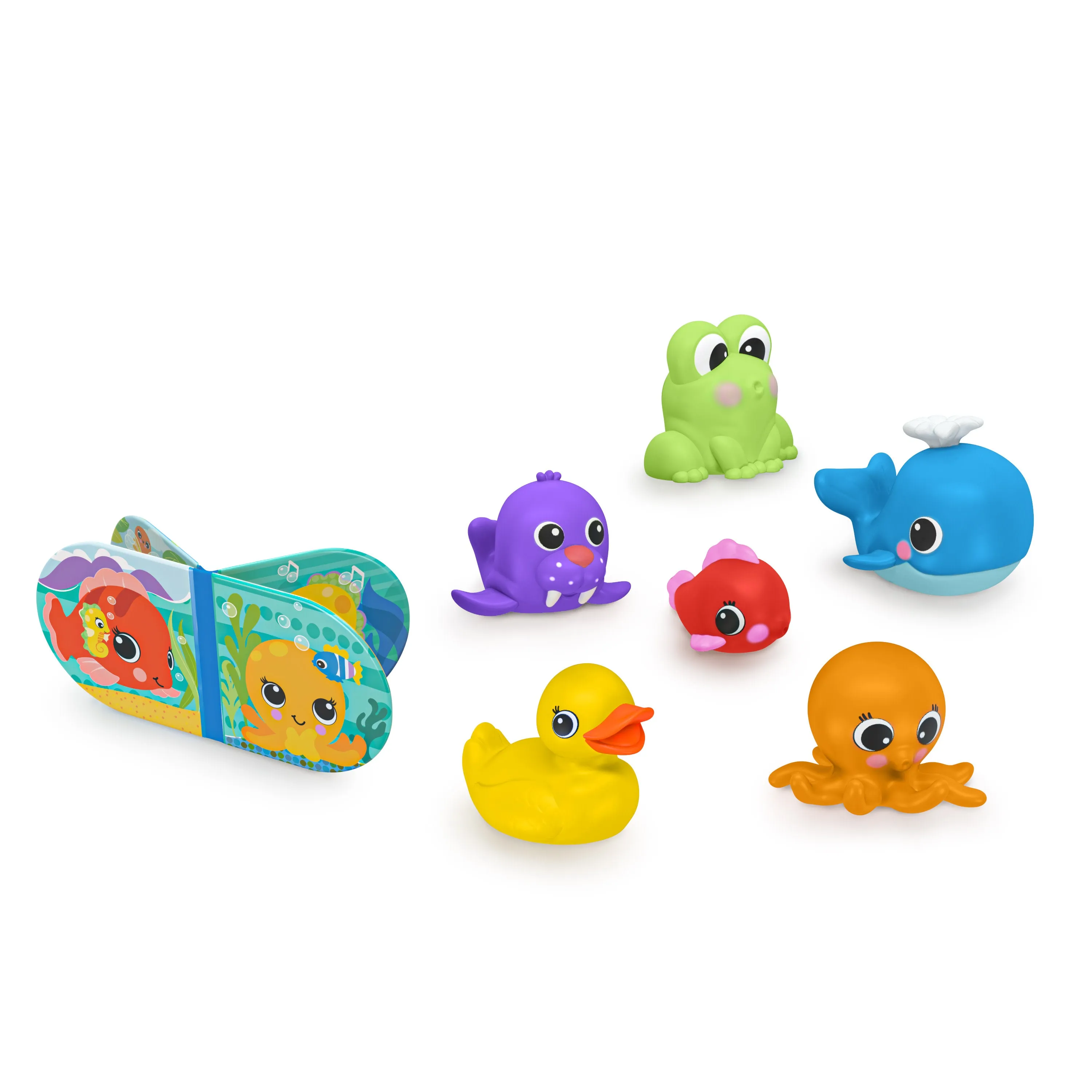 Bright Starts Splash, Splash Baby 15pc Bath Set - Waterproof Toys