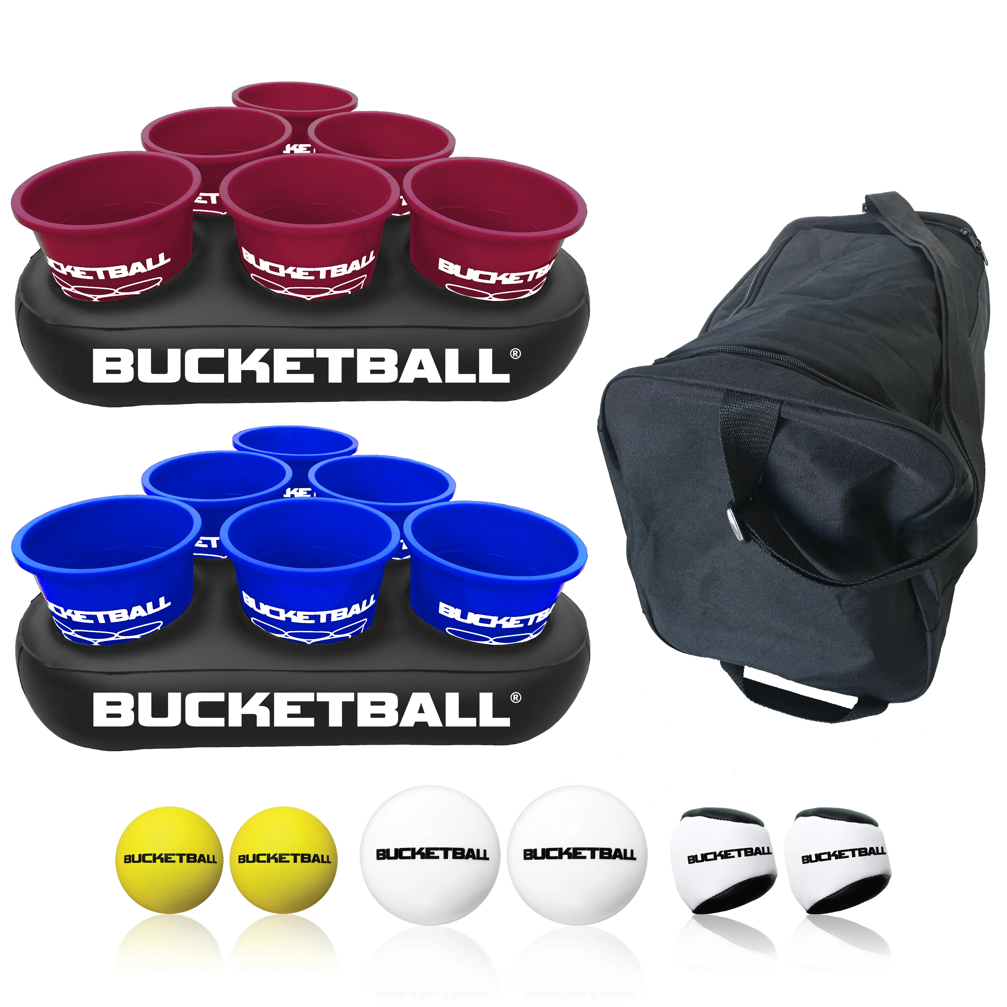 BucketBall - Team Color Edition - Party Pack (Maroon/Navy Blue)