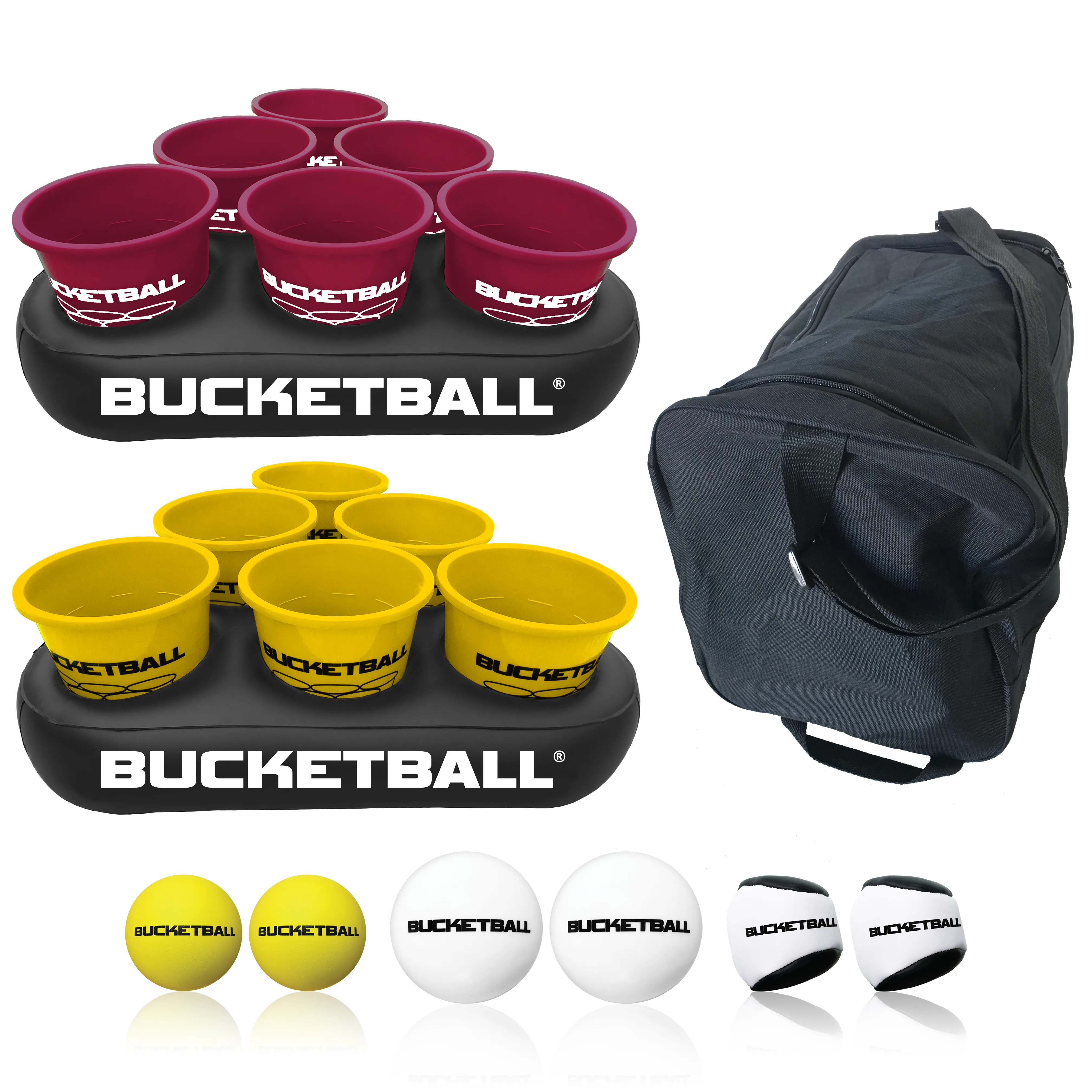 BucketBall - Team Color Edition - Party Pack (Maroon/Yellow)