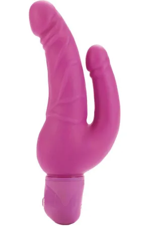 CalExotics Bendie Stud Over and Under Vibrator Pink