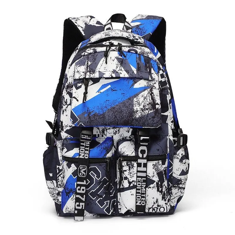 Canvas Letter Printing School Backpacks For Girls