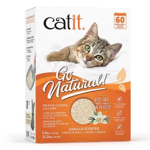 Catit Go Natural! Pea Husk Vanilla-Scented Clumping Cat Litter