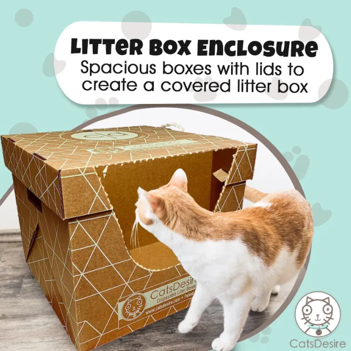 CATS DESIRE DISPOSABLE LITTER BOXES