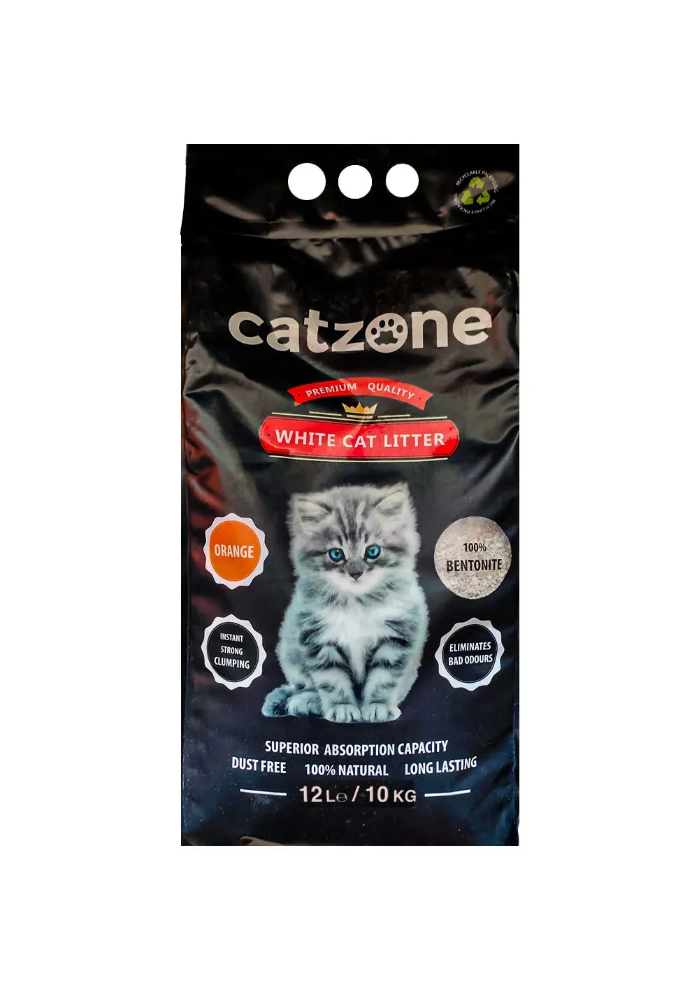 Catzone Cat Litter - Orange 10kg