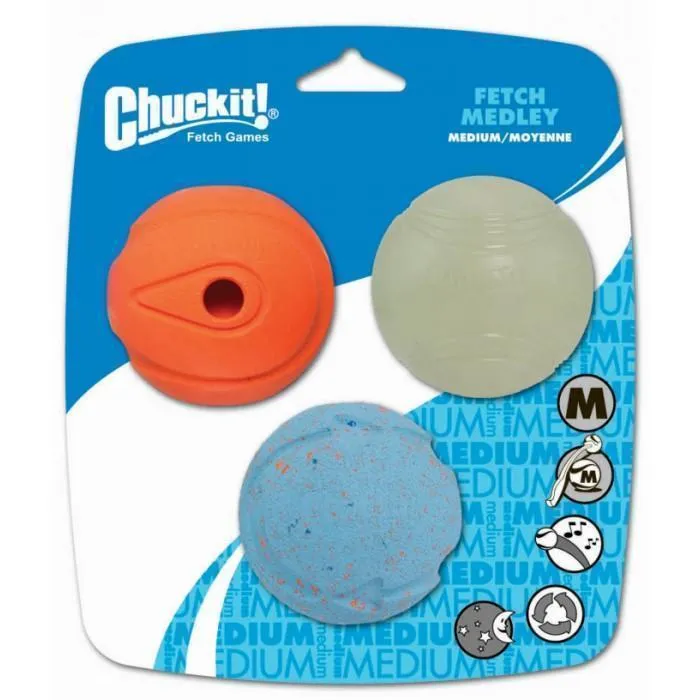 Chuckit Fetch Medley Dog Toy Set