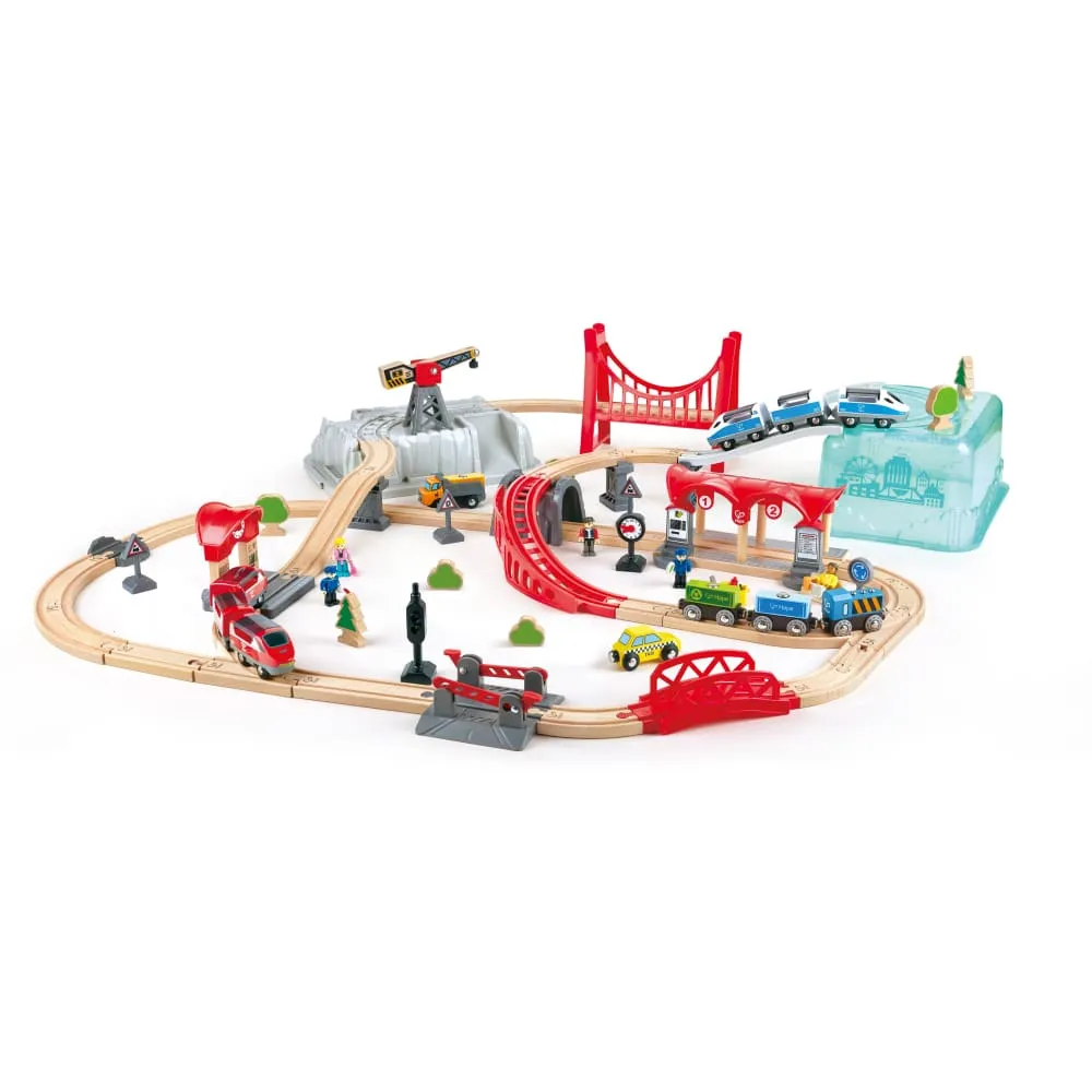 City Train Bucket Set (48 pcs)