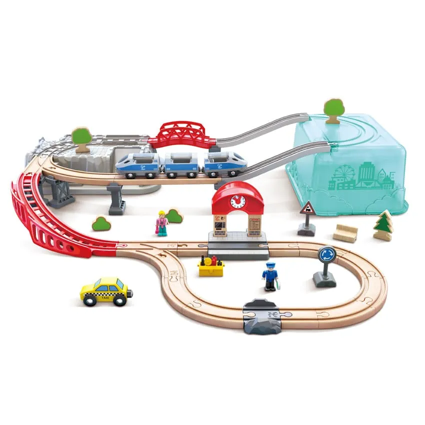 City Train Bucket Set (48 pcs)