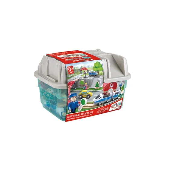 City Train Bucket Set (48 pcs)