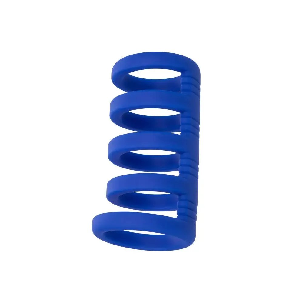 Colt Silicone Blue Waterproof Cock Cage for Him