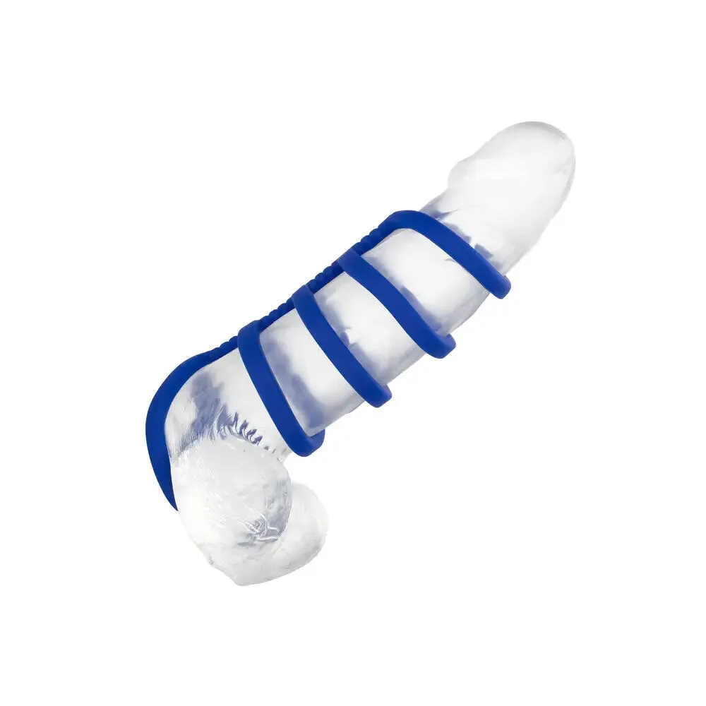 Colt Silicone Blue Waterproof Cock Cage for Him