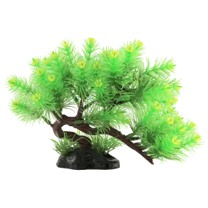 Fish Gear Blooming Bonsai Tree Plastic Aquarium Plant