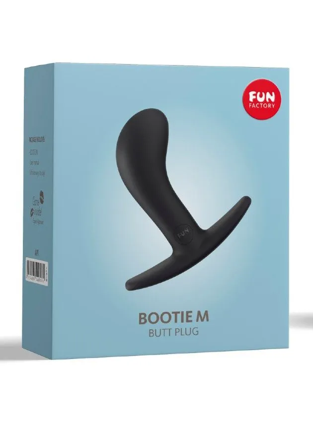 Fun Factory Bootie Medium Black Waterproof Butt Plug