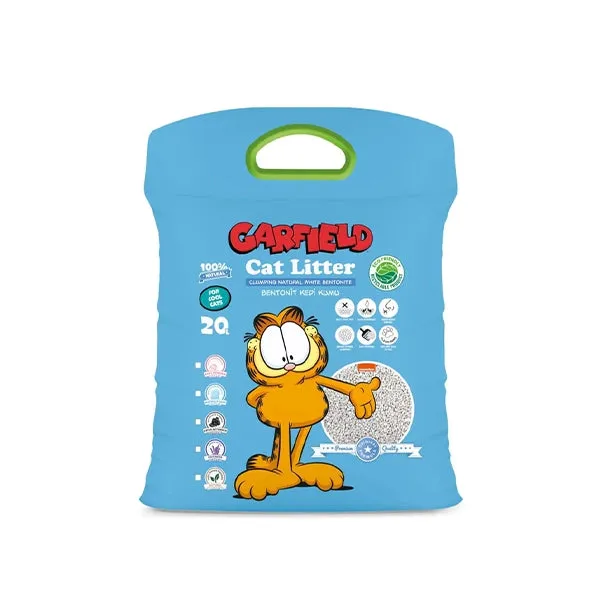 Garfield Litter Clumping With baby Powder 20L