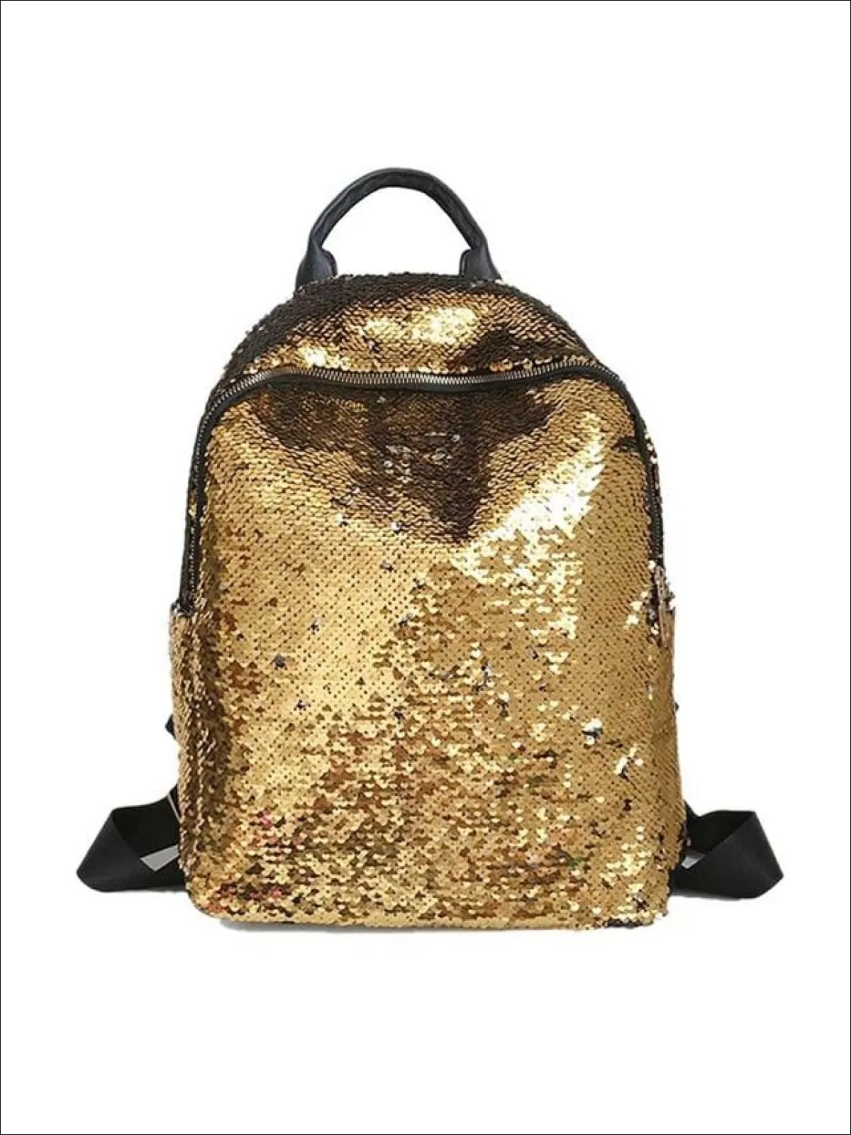 Girls 16" Iridescent Sequined Backpack