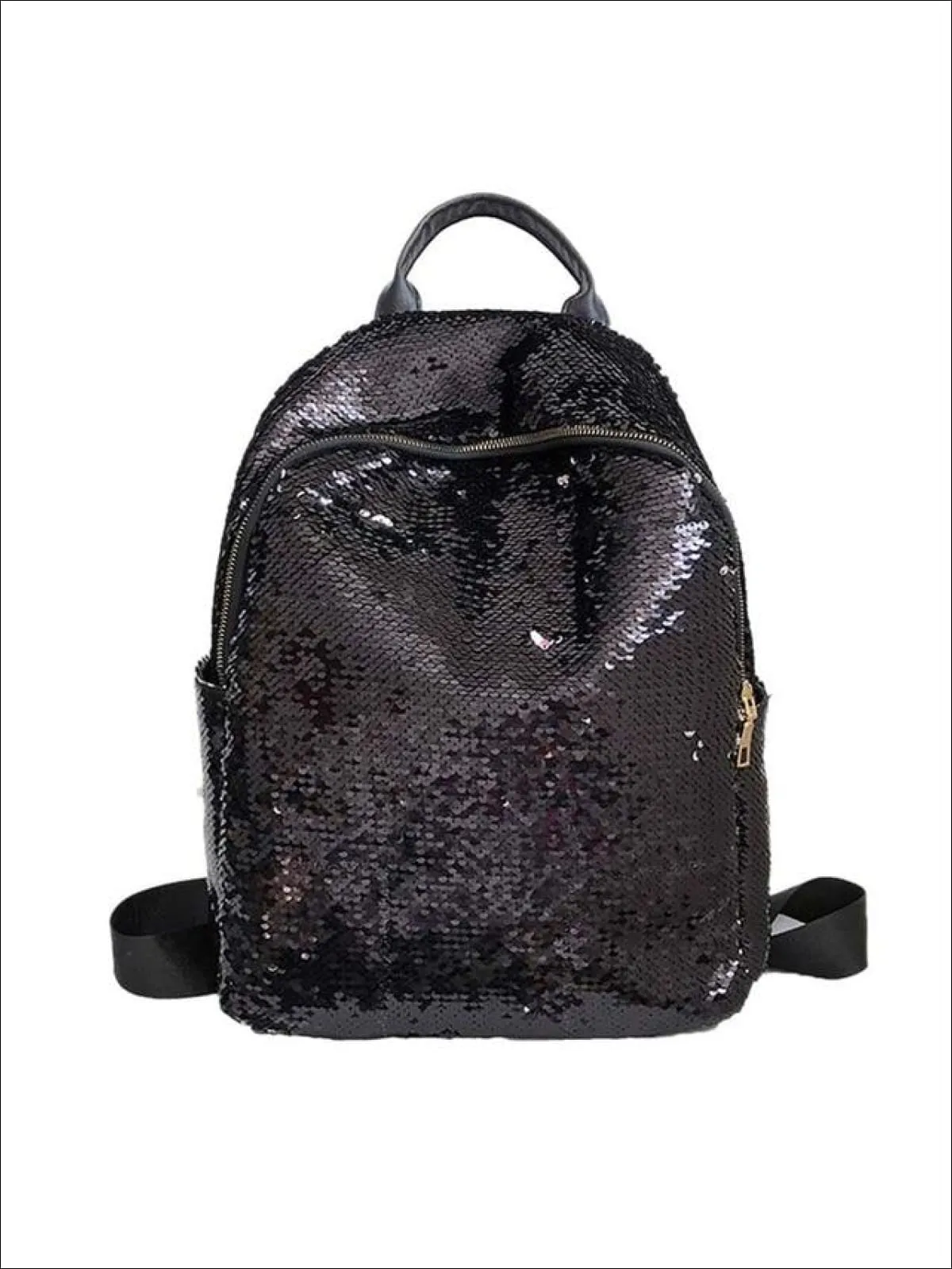 Girls 16" Iridescent Sequined Backpack