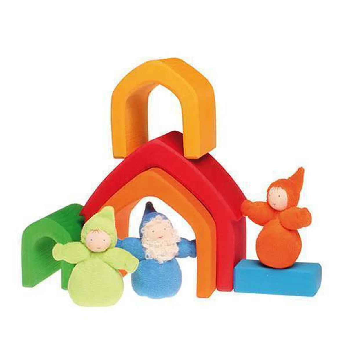 Grimm's rainbow house stacker