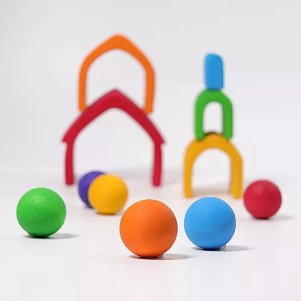 Grimm's rainbow house stacker