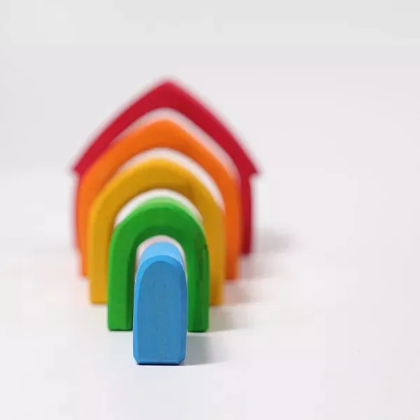 Grimm's rainbow house stacker