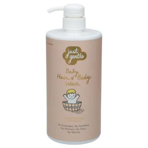 Just Gentle Baby Hair & Body Wash - Ultra Gentle, 99% Natural Ingredients 900ml