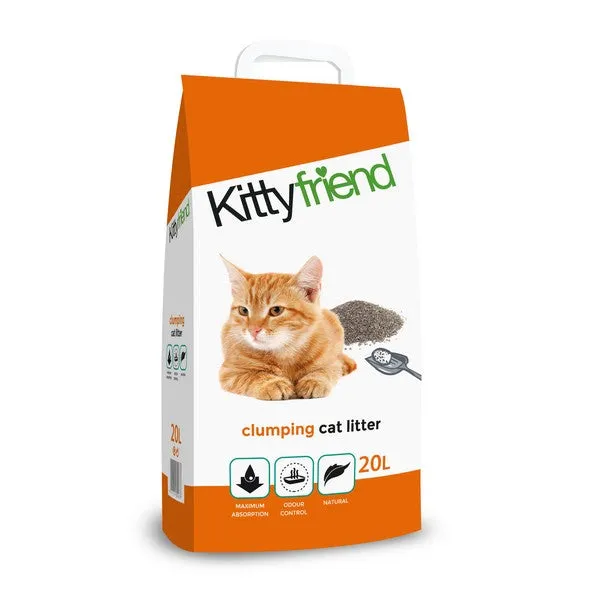 Kitty Friend Clumping Cat Litter 20L