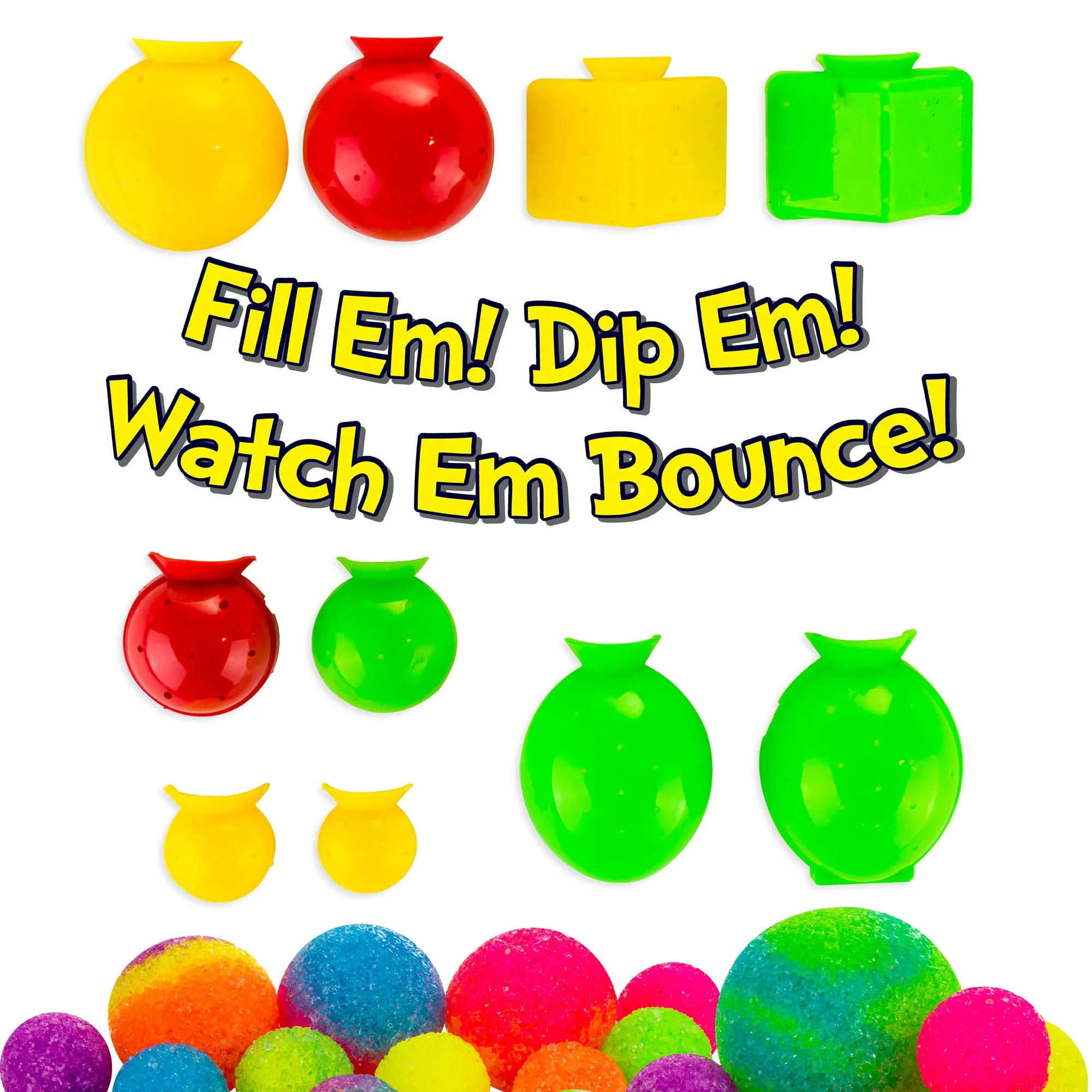 Magic Bouncy Balls - Create Your Own Power Balls Craft Kit for Kids