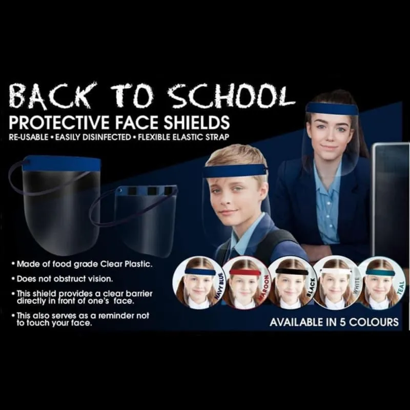 Medical Distributors Back to School Personal Protection (PPE) Face Shield