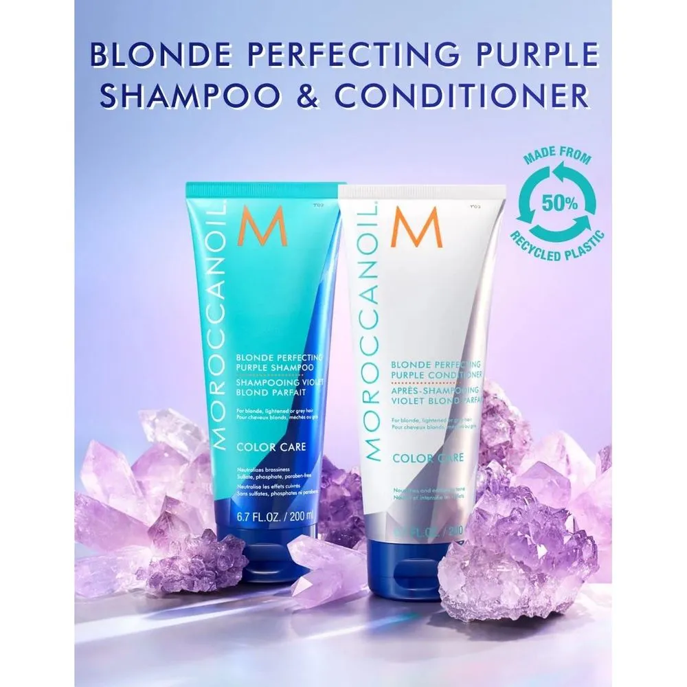 Moroccanoil Blonde Perfecting Purple Shampoo