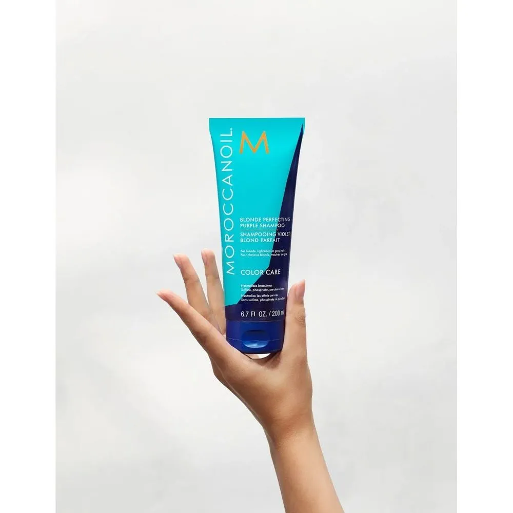 Moroccanoil Blonde Perfecting Purple Shampoo