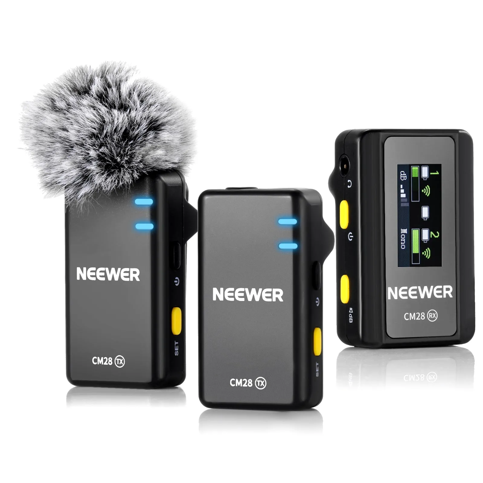 NEEWER CM28 Wireless Lavalier Lapel Microphone