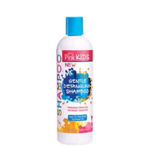 Pink kids gentle detangling shampoo