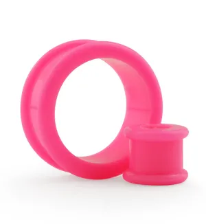 Pink Silicone Tunnels (CLOSE OUT)