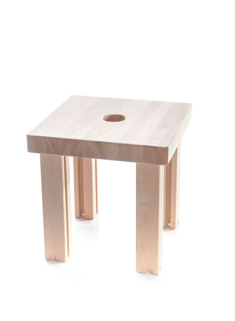 Play stool - Beechwood - 8 Sliding parts