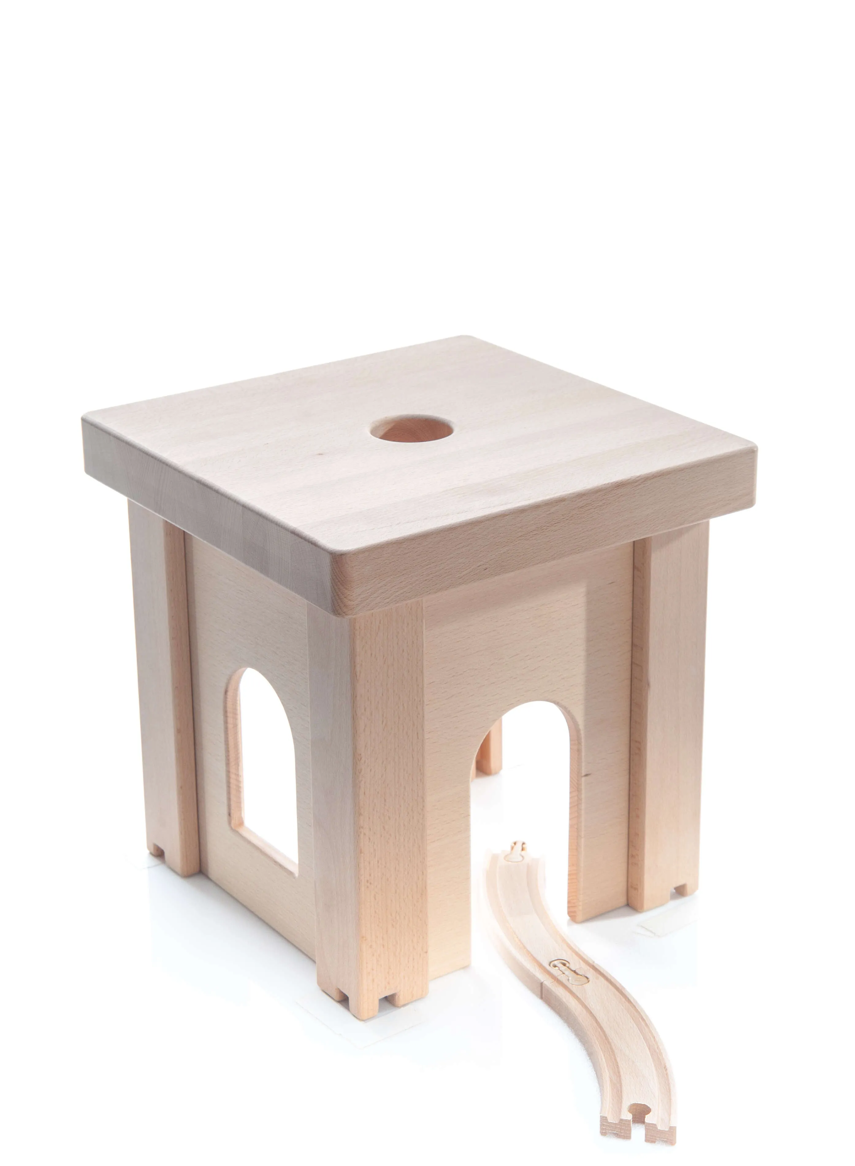 Play stool - Beechwood - 8 Sliding parts