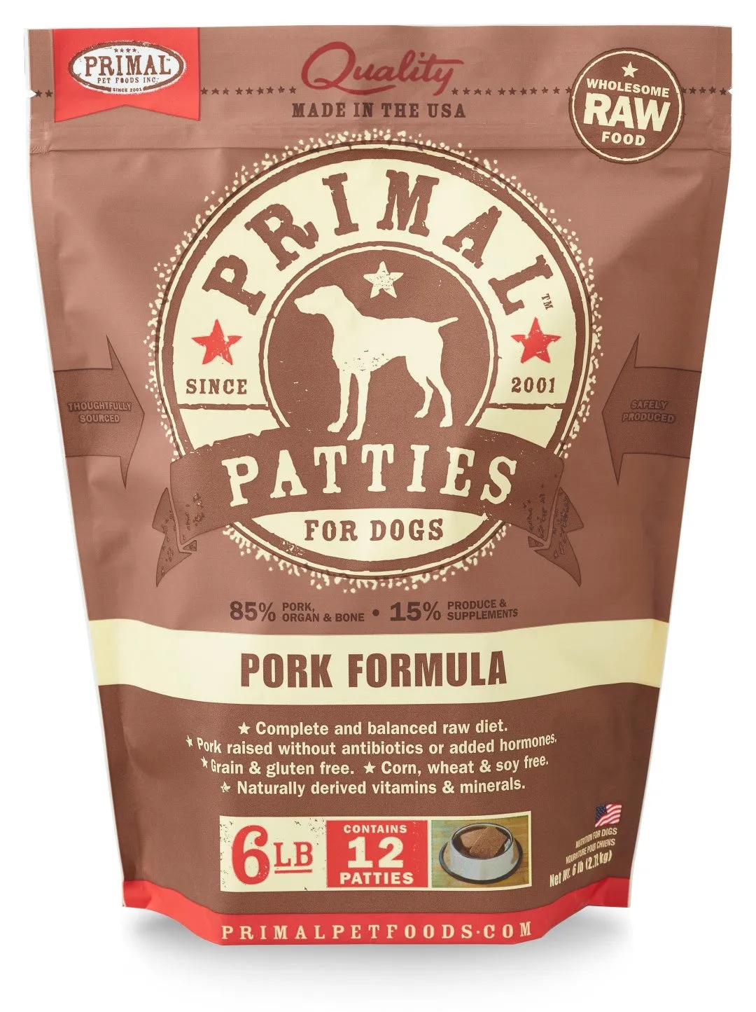 Primal Raw Frozen Pork Formula