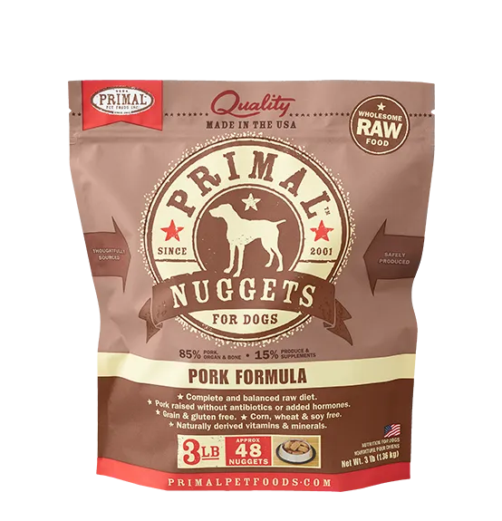 Primal Raw Frozen Pork Formula