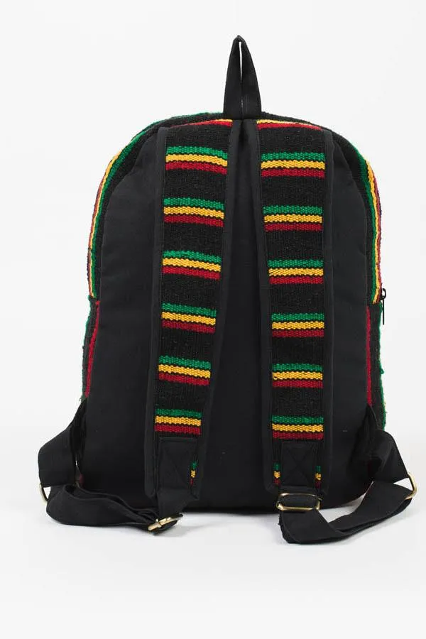 Rasta Canna-Leaf Backpack