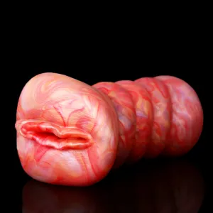 Realistic Blood-hued Pocket Pussy - Lifelike Vagina Penis Masturbation Cup Sex Toy for Men