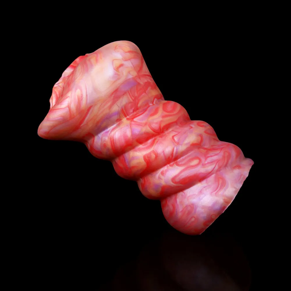 Realistic Blood-hued Pocket Pussy - Lifelike Vagina Penis Masturbation Cup Sex Toy for Men