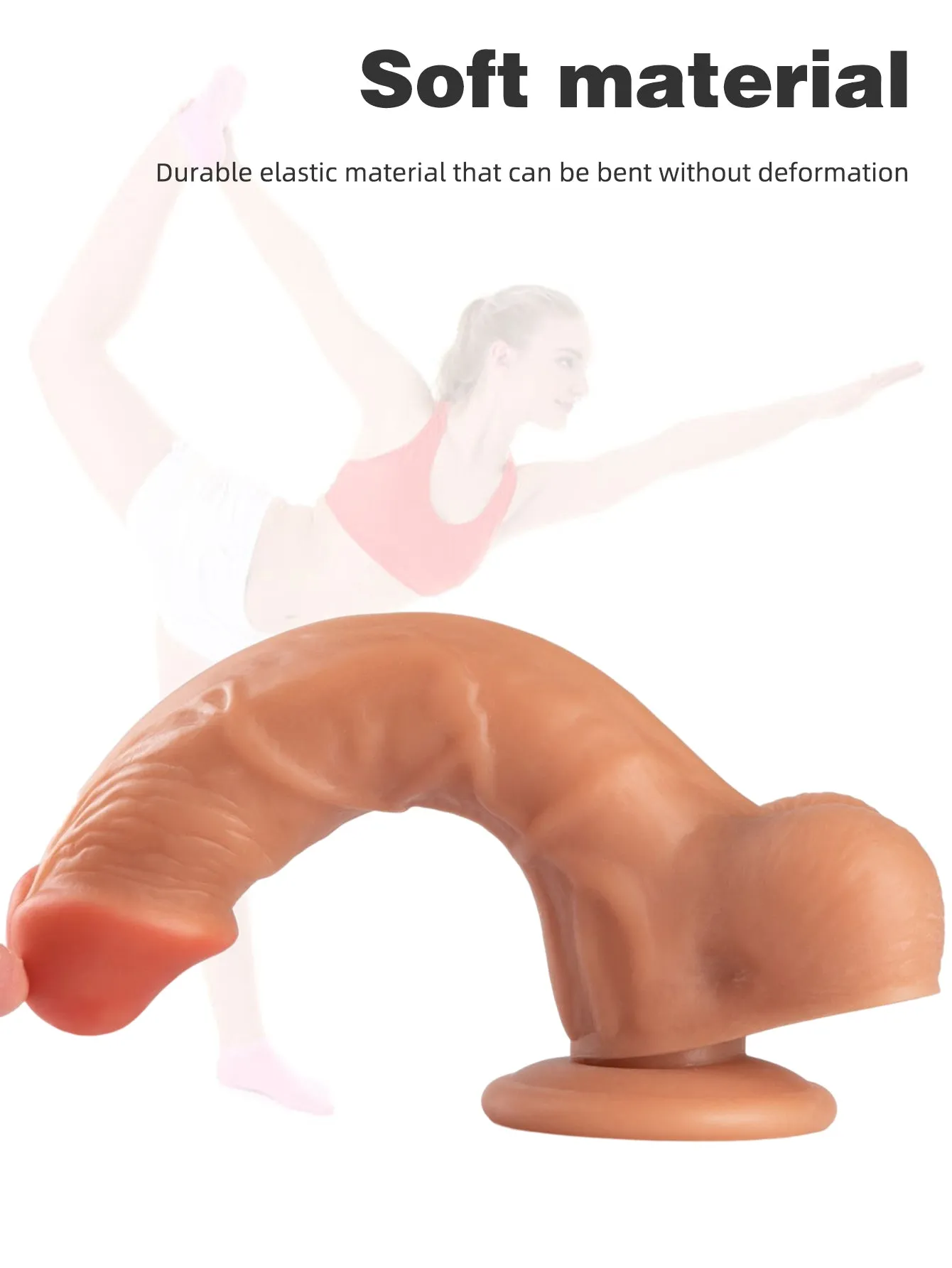 Realistic Dildos for Women - 7.9 inch Lifelike Silicone Dildo Female Sex Toys